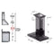 ZLINE 36 in. Wall Mount Range Hood in Stainless Steel with Builtin CrownSound® Bluetooth Speakers KECRNBT36