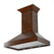 ZLINE 36 in. Wooden Wall Mount Range Hood in Walnut  Includes  Remote Motor