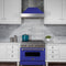 48 DuraSnow® Stainless Steel Range Hood with Blue Matte Shell 8654BM48