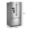 MAYTAG MFT2772HEZ 36-Inch Wide French Door Refrigerator - 27 Cu. Ft.