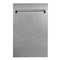 ZLINE KITCHEN AND BATH DPBS18 ZLINE 18" Dishwasher Panel with Traditional Handle [Color: Black Stainless Steel]