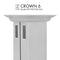 ZLINE KITCHEN AND BATH CM6697IKECOMI304 ZLINE Crown Molding Profile 6 for Island Mount Range Hood (CM6-697i/KECOMi-304)