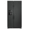 AMANA ASI2575GRB 36-inch Side-by-Side Refrigerator with Dual Pad External Ice and Water Dispenser - Black