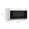 WHIRLPOOL WMH78519LW 1.9 Cu. Ft. Microwave with Air Fry Mode