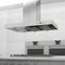 ZLINE 36 in. Island Mount Range Hood in Stainless Steel KE2i36