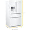 WHIRLPOOL WRX735SDHW 36-Inch Wide French Door Refrigerator - 25 cu. ft.