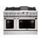 CAPITAL MCOR486G Culinarian 48" Gas Manual Clean Range