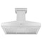 ZLINE 36 in. Wall Mount Range Hood in Stainless Steel with Builtin CrownSound™ Bluetooth Speakers KF2CRNBT36