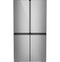 CAFE CAE28DM5TS5 Café™ ENERGY STAR® 28.3 Cu. Ft. Smart Quad-Door Refrigerator in Platinum Glass with Dual-Dispense AutoFill Pitcher