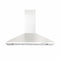 XO APPLIANCE XOB36WC 36" 600/395 CFM Italian Made Wall Mount Chimney Range Hood WHITE