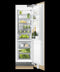 FISHER & PAYKEL RS2484SRHK1 Integrated Column Refrigerator, 24", Water