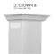 ZLINE KITCHEN AND BATH CM6687304 ZLINE Crown Molding Profile 6 for Wall Mount Range Hood (CM6-687-304)