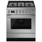 SMEG CPF30UGMX Portofino Pro-Style Dual Fuel Range, Stainless Steel, 30" x 25"