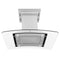 ZLINE KITCHEN AND BATH GL9ICRNBT36 ZLINE Island Mount Range Hood in Stainless Steel with Built-in CrownSound® Bluetooth Speakers (GL9iCRN-BT) [Size: 36 Inch]