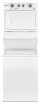 WHIRLPOOL WETLV27HW 3.5 cu.ft Long Vent Electric Stacked Laundry Center 9 Wash cycles and AutoDry