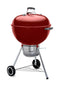 WEBER 14403001 Original Kettle Premium Charcoal Grill - 22" Crimson