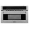 ZLINE KITCHEN AND BATH MWO30SS ZLINE 30 In. Microwave Oven in DuraSnow Stainless Steel with Traditional Handle (MWO-30-SS)