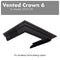 ZLINE Vented Crown Molding Profile 6 for Wall Mount Range Hood CM6V300C