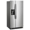 WHIRLPOOL WRS315SDHM 36-inch Wide Side-by-Side Refrigerator - 24 cu. ft.