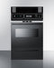 SUMMIT TTM7212KW 24" Wide Gas Wall Oven