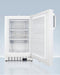 SUMMIT ADA305AF Built-in Undercounter -25 c ADA Compliant Commercially-approved All-freezer In White With Lock, Digital Controls, Interior Baskets, Hospital Cord With 'green Dot' Plug, Factory Installed Access Port, and Manual Defrost Operation