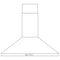 GE APPLIANCES JVW5301EJES GE® 30" Wall-Mount Pyramid Chimney Hood