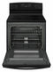 AMANA AER6603SFB 30-inch Electric Range with Self-Clean Option - Black