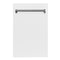 ZLINE KITCHEN AND BATH DPRG18 ZLINE 18" Dishwasher Panel with Traditional Handle [Color: Red Gloss]