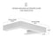 ZLINE Crown Molding Profile 5 for Wall Mount Range Hood CM5KBKL2KL3