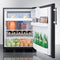 SUMMIT CT663BKBIADA 24" Wide Built-in Refrigerator-freezer, ADA Compliant