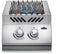 NAPOLEON BBQ BI12RTPSS Built-in 500 Series Inline Dual Range Top Burner with Stainless Steel Cover , Stainless Steel , Propane