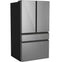 CAFE CGE29DM5TS5 Café™ ENERGY STAR® 28.7 Cu. Ft. Smart 4-Door French-Door Refrigerator in Platinum Glass With Dual-Dispense AutoFill Pitcher