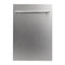 ZLINE KITCHEN AND BATH DPBLMH18 ZLINE 18" Dishwasher Panel with Modern Handle [Color: Black Matte]