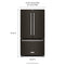 KITCHENAID KRFF305EBS 25 Cu. Ft. 36-Width Standard Depth French Door Refrigerator with Interior Dispense - Black Stainless Steel with PrintShield™ Finish