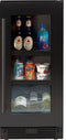 XO APPLIANCE XOU15BCGBSR Beverage Center 15" Black Stainless RH