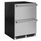 MARVEL MPDR424SS71A 24-In Professional Built-In Refrigerated Drawers With Adjustable Dividers with Door Style - Stainless Steel