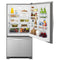 WHIRLPOOL WRB329DMBM 30-inches wide Bottom-Freezer Refrigerator with SpillGuard Glass Shelves - 18.7 cu. ft.