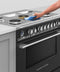 FISHER & PAYKEL OR36SCG6B1 Dual Fuel Range, 36", 5 Burners, Self-cleaning