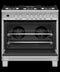 FISHER & PAYKEL OR36SCG6X1 Dual Fuel Range, 36", 5 Burners, Self-cleaning