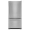 KITCHENAID KRBR102ESS 22 cu. ft. 33-Inch Width Full Depth Non Dispense Bottom Mount Refrigerator - Stainless Steel