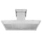 ZLINE KITCHEN AND BATH GL2ICRNBT42 ZLINE Island Mount Range Hood in Stainless Steel with Built-in CrownSound® Bluetooth Speakers (GL2iCRN-BT) [Size: 42 inch]