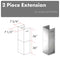 ZLINE KITCHEN AND BATH 2PCEXTALP100WL ZLINE 2-36" Chimney Extensions for 10 ft. to 12 ft. Ceilings (2PCEXT-ALP100WL)