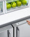 FISHER & PAYKEL RF203QDUVX1 Freestanding Quad Door Refrigerator Freezer, 36", 18.9 cu ft, Ice & Water