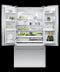 FISHER & PAYKEL RF201AHUSX1 Freestanding French Door Refrigerator Freezer, 36", 20.1 cu ft, Ice & Water