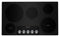 KITCHENAID KCES556HBL 36" Electric Cooktop with 5 Elements and Knob Controls - Black