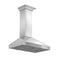 ZLINE 36 in. Wall Mount Range Hood in Stainless Steel with Crown Molding KL3CRN36