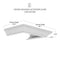 ZLINE Crown Molding Profile 2 for Wall Mount Range Hood CM2KECOM