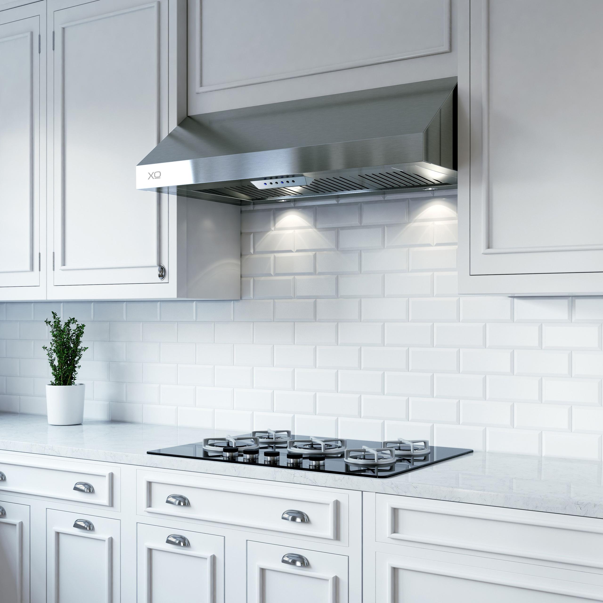 Rear vent range hood online