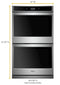 WHIRLPOOL WOD77EC7HS 8.6 cu. ft. Smart Double Wall Oven with True Convection Cooking