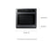 SAMSUNG NV51T5511SG 30" Smart Single Wall Oven in Black Stainless Steel